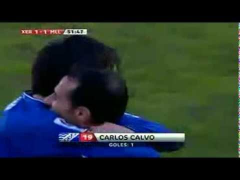 Liga BBVA- Xerez - Mallorca. J.20 carlos calvo (1-1).wmv