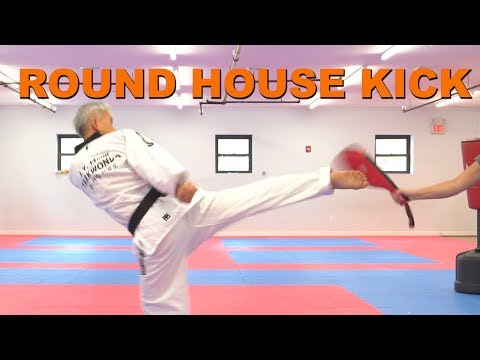 Taekwondo Basic Kick - Round House Tutorial