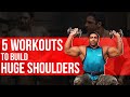 TOP 5 WORKOUTS FOR SHOULDERS | Intra Workout Nutrition | Varinder Ghuman