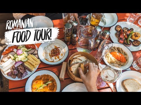 Delicious ROMANIAN FOOD TOUR! - Bucharest, Romania