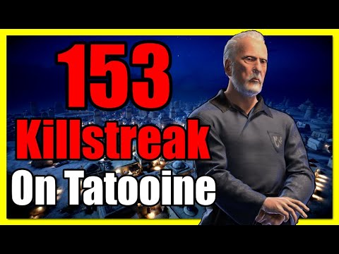 Star Wars Battlefront 2- 153 Count Dooku Killstreak On Tatooine