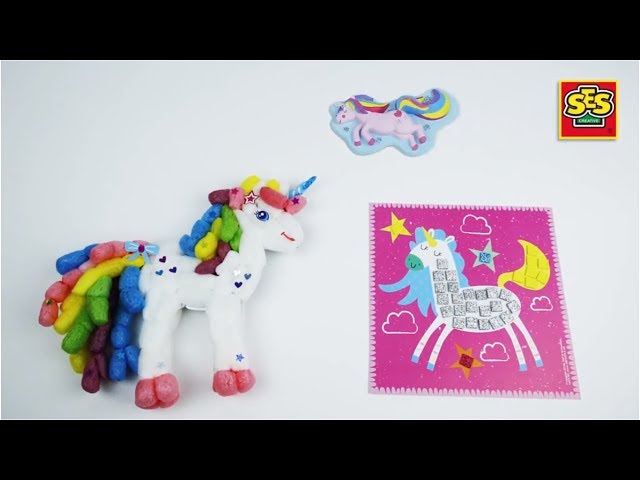 Kit de perles SES Creative Chevaux Fantaisie 1200 pièces phosphorescentes video