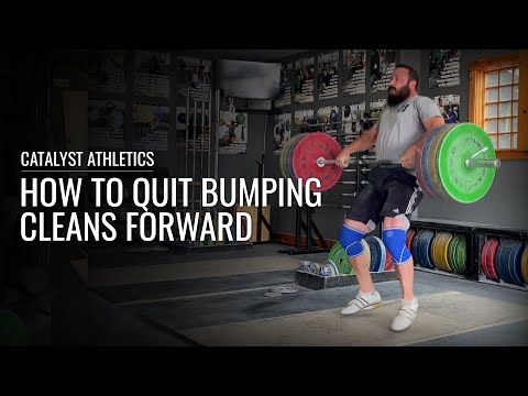 How to Quit Bumping Your Cleans Forward | Olympic Weightlifting Technique