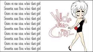 Madonna - Who&#39;s That Girl (with Lyrics on Screen)