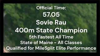 Maine Class B State Meet June 6, 2026 Freeport Maine 400 m Finals