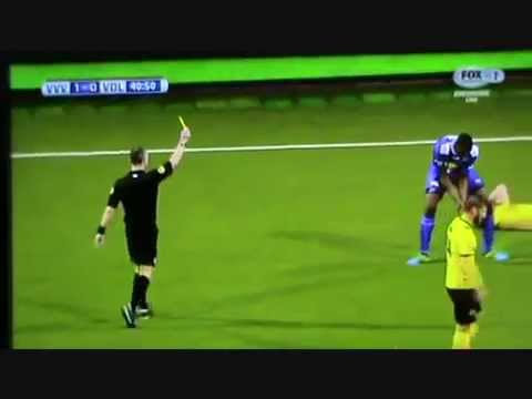 Overtredingen op Randy Wolters tijdens VVV-Venlo - Volendam