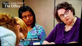 Kelly innocently asks Jan about a sports metaphor.