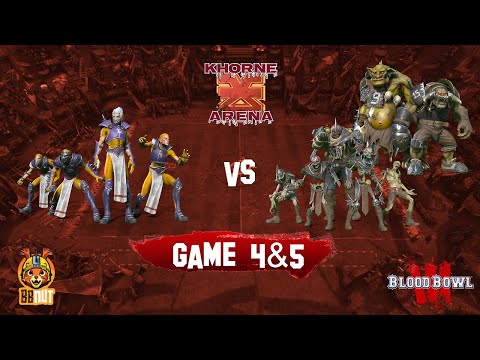 BB3 Khorne Arena Match Day 4 & 5 - Elven Union vs Undead & Black Orcs