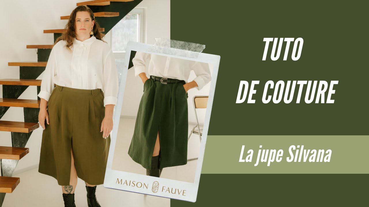 Patron couture jupe Silvana - Patron pochette