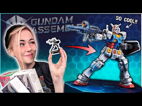 Gundam Miniatures are FINALLY Here!? | Gundam Assemble Unboxing, Painting & Review