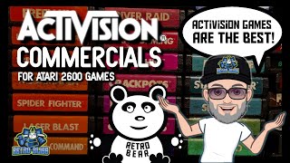 Activision COMMERCIALS for Atari 2600 Games