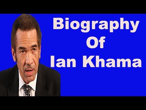 Biography of Ian Khama,Background,Achievements,Family