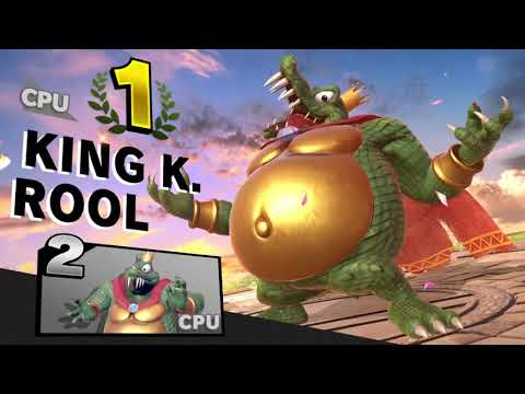 All of King K Rool's Victory Poses