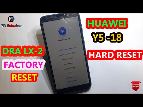 HUAWEI Y5 2018 HARD RESET / UNLOCK PATTERN WITHOUT PC