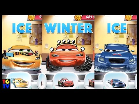 Cars Fast as Lightning - Winter McQueen, ICE Miguel, ICE Pyotr