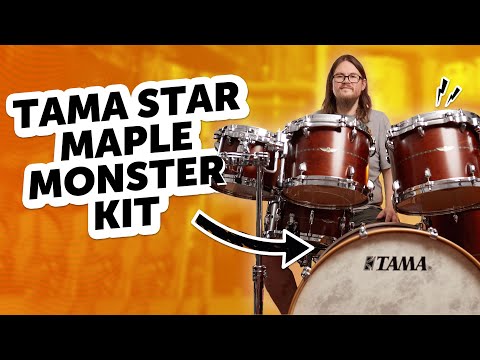 Tama Star Maple 5pc Drum Set Ocean Blue Curly Maple w/Outer Inlay image 6