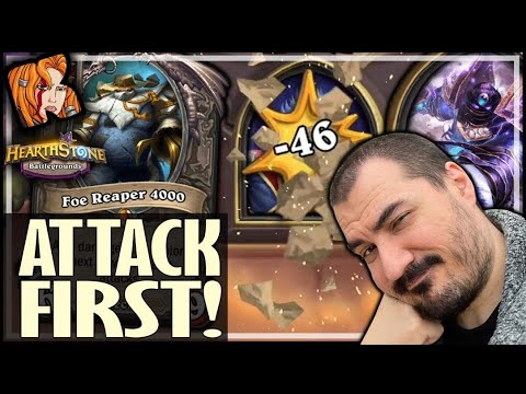 ATTACK FIRST = GAME OVER! - Hearthstone Battlegrounds