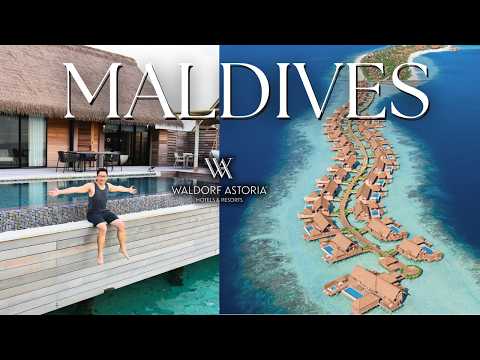 Waldorf Astoria Maldives Ithaafushi: $2,500 Overwater Villa Worth It?! Luxury Maldives Resort