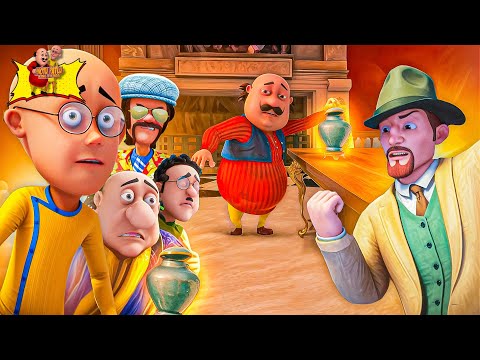 Motu Patlu Ne Buckingham Place Se Kar Gold Flask Chori | Motu Patlu | Kiddie Land