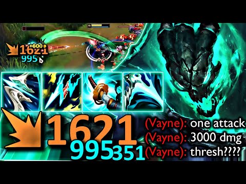 THIS THRESH DELETES YOUR HEALTH BAR (3000 DAMAGE)