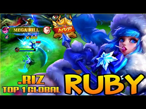 Ruby Best Build And Emblem 2022 | Top 1 Global Ruby Gameplay By .ʀɪᴢ | Mobile Legends ~ mlbb