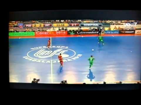 Marca Extremadura y Cáceres 2016 en la semifinal de la SuperCopa de Fúbol Sala 2010