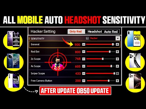 Free Fire Max Headshot Setting After Update 2025⚡Best Sensitivity Settings ⚙️| Sensitivity Setting