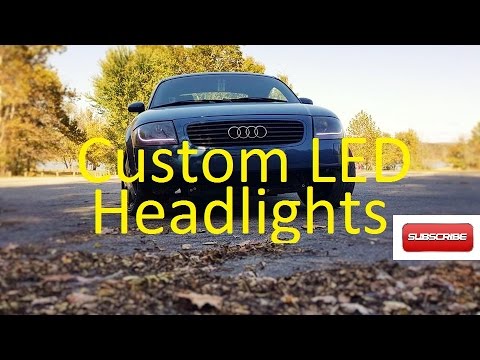 Custom LED Headlights Audi TT
