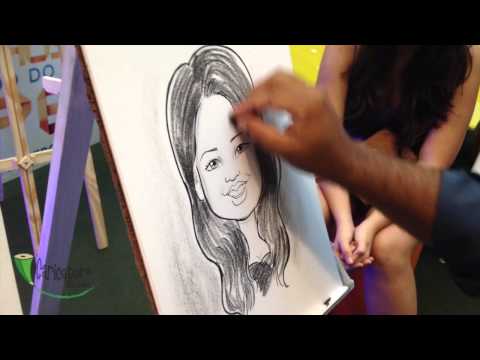 Caricaturas ao vivo - Parque Shopping  Maceió -2015