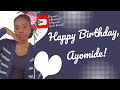 Birthday Gift For Ayomideobah