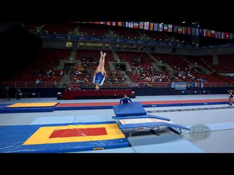 COLOMBO Mara (ARG) - 2017 Trampoline Worlds, Sofia (BUL) - Qualification Double Mini Routine 1