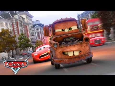 Mater's Spy Moments in Cars 2 | Pixar Cars | @disneyjr