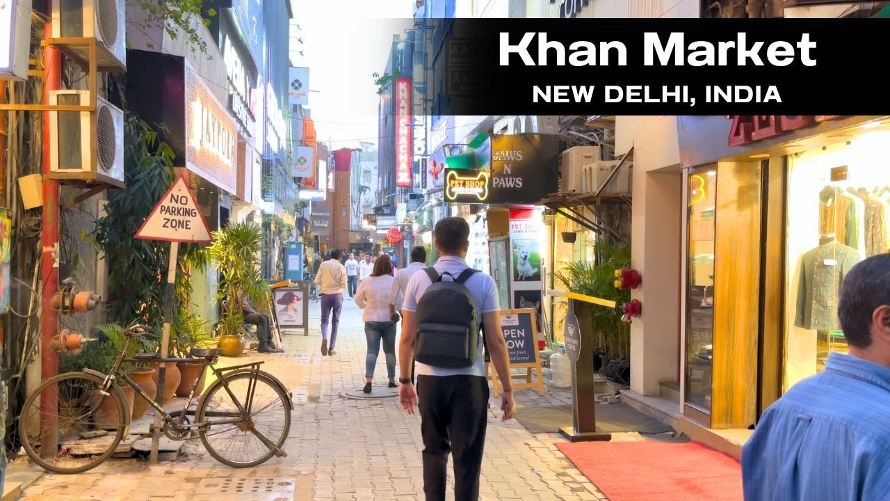 Immersive street-level walking tour through New Delhi (Market 11), India, showcasing authentic urban landscapes, local architecture, and the vibrant atmosphere of the city's neighborhoods