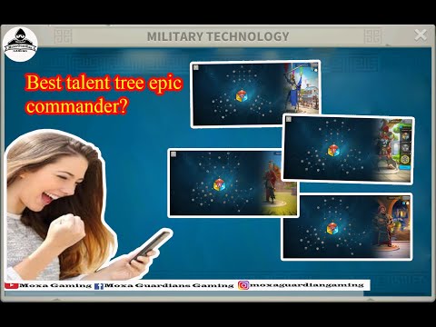 Best talents tree epic commander 2020 rise of kingdom