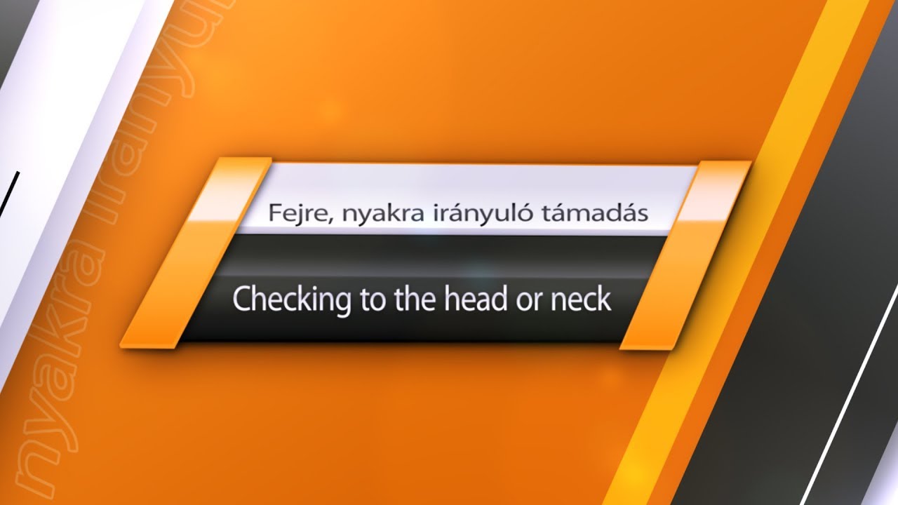 Szabálymagyarázó – fejre, nyakra irányuló támadás