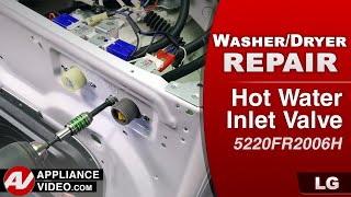 Diagnostic and Repair - Hot Water Valve - LG Washer Dryer Combo unit