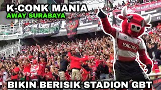 Download lagu Aksi K Conk Mania Away Surabaya | Bikin Berisik Persebaya vs Madura United di Stadion GBT mp3