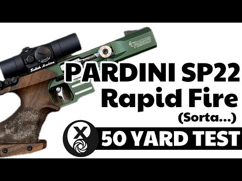 Pardini SP22 Rapid Fire – 50-Yard Test | Olympic-Grade Rimfire!