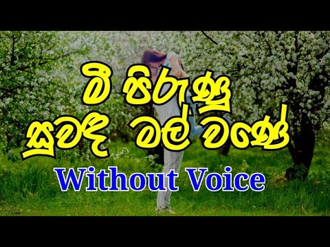 Mee Pirunu Suwanda Mal Karaoke (without voice) මී පිරුණු සුවඳ මල් වනේ