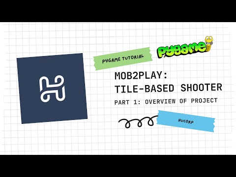 Pygame Top Down Shooter Tutorial #1 - Boxhead2Play & Overview