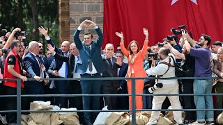 Manisa Mesir Macunu Festivali Protokolü TV45 mikrofonuna konuştu