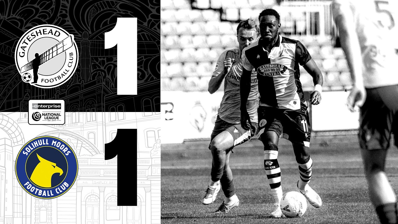 Spellman scores injury-time equaliser! 🪄 | Gateshead 1-1 Solihull Moors | HIGHLIGHTS