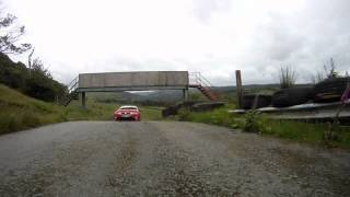 preview picture of video 'Honda Civic FN2 following a EP3 @ Bont Teifi rally stage'