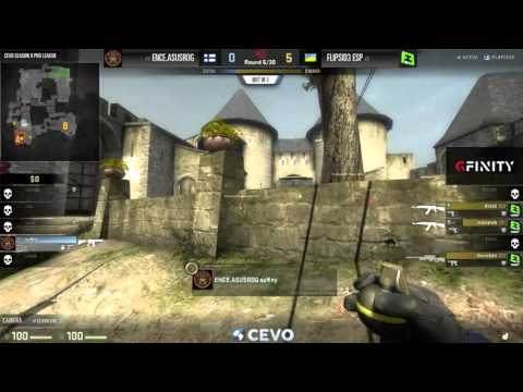 ENCE.ASUSROG vs FlipSid3 ESP Game 2 (CEVO-P CS:GO Season 9) - Helium & Metuz