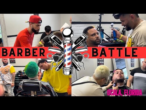 Barber Battle at King Cutz Hair Salon in Ocala, Florida