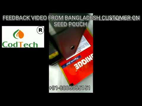 Seed Pouch MRP Printing Machine