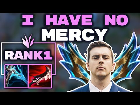 Rank 1 Shaco - Showing NO MERCY In High CHALLENGER GAME!!