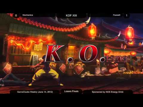 Mechanica vs Russell - Losers Finals - KOF XIII - Thursdays @ GameClucks - GCFGL Week Fifteen