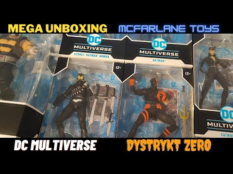 Mega unboxing ! - Batman, Bane, Azrael, Catwoman, Deathstroce, Talon od Dystrykt zero !