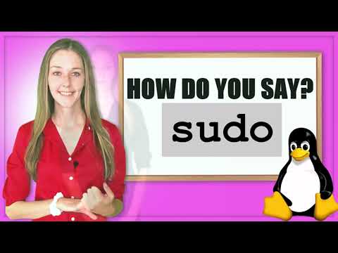 How do you say sudo in Linux?